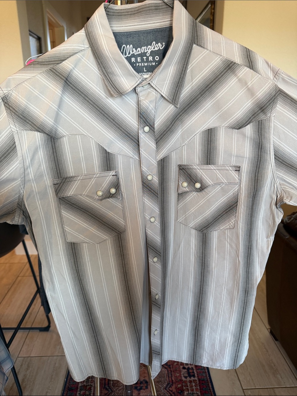 Wrangler retro pearl snap